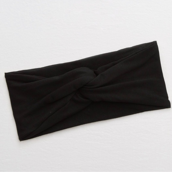 AERIE Top Knot Headband (black) - Picture 1 of 6